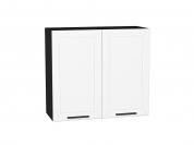 Шкаф верхний с 2-мя дверцами Глетчер 716*800*318 Айленд Силк / Graphite