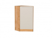 Шкаф нижний торцевой Фьюжн 816*296*554 Cream Silk / Дуб Вотан