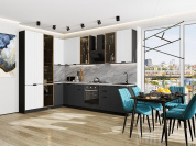 Евро Лайн-07 2340*2000/3000*600 Белый/Антрацит