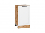 Шкаф нижний с 1-ой дверцей Глетчер 816*450*478 Айленд Силк / Дуб Вотан