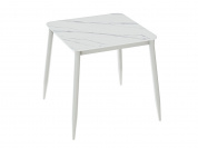 Стол Uni-Form-S.2B 800*800*750 SGrey/White Matt Marble