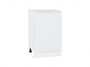 Шкаф нижний с 1-ой дверцей Фьюжн 816*500*480 Silky White / Белый