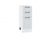 Шкаф нижний с 3-мя ящиками Ницца 816*300*478 Blanco / Белый