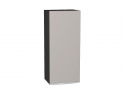 Шкаф верхний с 1-ой дверцей Фьюжн 920*400*320 Clay Silk / Graphite