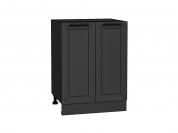 Шкаф нижний с 2-мя дверцами Глетчер 816*600*478 Маренго Силк / Graphite