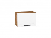 Шкаф верхний горизонтальный Глетчер 358*500*318 Айленд Силк / Дуб Вотан