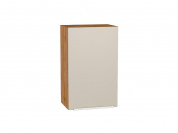 Шкаф верхний с 1-ой дверцей Фьюжн 716*450*320 Cream Silk / Дуб Вотан