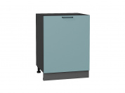 Шкаф нижний с 1-ой дверцей Флэт 816*600*478 Grey-green In 2S / Graphite