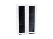 Комплект фасадов Глетчер со стеклом для каркаса Ф-45Н В609 916*592*16 Айленд Силк