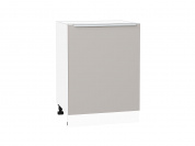 Шкаф нижний с 1-ой дверцей Фьюжн 816*600*480 Clay Silk / Белый