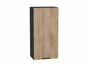 Шкаф верхний с 1-ой дверцей Флэт 920*450*318 Natural Casella Oak 2S / Graphite