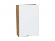 Шкаф верхний с 1-ой дверцей Фрейм 920*600*324 White Silk / Дуб Вотан
