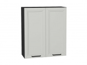 Шкаф верхний с 2-мя дверцами Нео 920*800*320 Grey Silk / Graphite