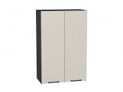 Шкаф верхний с 2-мя дверцами Флэт 920*600*318 Cashmere In 2S / Graphite