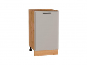 Шкаф нижний с 1-ой дверцей Фрейм 816*450*484 Clay Silk / Дуб Вотан