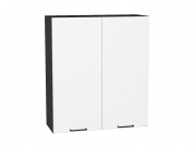 Шкаф верхний с 2-мя дверцами Флэт 920*800*318 White In 2S / Graphite
