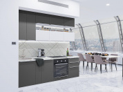 Фьюжн-01 2340*2300*600 Stormy Silk/Silky White