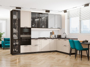 Нео-04 2340*3200/1800*600 Grey Silk/Cream Silk