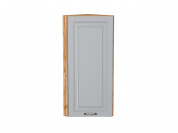 Шкаф верхний торцевой Ницца 920*300*304 Графит / Дуб Вотан