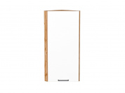 Шкаф верхний торцевой Флэт 920*300*306 White In 2S / Дуб Вотан