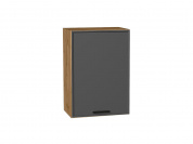 Шкаф верхний с 1-ой дверцей Фрейм 716*500*324 Stormy Silk / Дуб Вотан