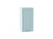 Шкаф верхний с 1-ой дверцей Ницца 716*350*318 Голубой / Белый