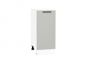 Шкаф нижний с 1-ой дверцей Лайт 816*350*478 Special Grey / Белый