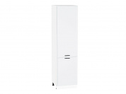 Шкаф пенал с 2-мя дверцами Фрейм 2336*600*580 White Silk / Белый