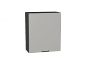 Шкаф верхний с 1-ой дверцей Флэт 716*600*318 Light Grey In 2S / Graphite