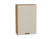 Шкаф верхний с 1-ой дверцей Фрейм 920*600*324 Cream Silk / Дуб Вотан