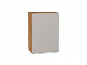 Шкаф верхний с 1-ой дверцей Фьюжн 716*500*320 Clay Silk / Дуб Вотан