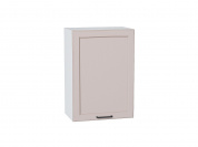 Шкаф верхний с 1-ой дверцей Барселона 716*500*324 Кашемир / Белый