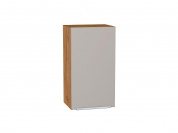 Шкаф верхний с 1-ой дверцей Фьюжн 716*400*320 Clay Silk / Дуб Вотан