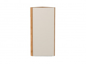 Шкаф верхний торцевой Фьюжн 920*300*306 Cream Silk / Дуб Вотан
