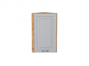 Шкаф верхний торцевой Ницца 716*300*304 Графит / Дуб Вотан