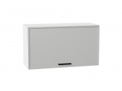 Шкаф верхний горизонтальный Фрейм 458*800*324 Grey Silk / Белый