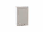Шкаф верхний с 1-ой дверцей Нео 716*450*320 Clay Silk / Белый