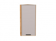 Шкаф верхний торцевой Фрейм 920*300*310 Clay Silk / Дуб Вотан