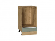 Шкаф нижний под духовку Фьюжн 816*450*476 Silky Mint / Дуб Вотан