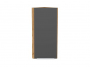 Шкаф верхний торцевой Фьюжн 920*300*306 Stormy Silk / Дуб Вотан