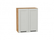 Шкаф верхний с 2-мя дверцами Нео 716*600*320 Grey Silk / Дуб Вотан