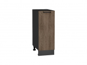 Шкаф нижний с 1-ой дверцей Флэт 816*300*478 Brown Casella Oak 2S / Graphite