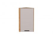 Шкаф верхний торцевой Фрейм 716*300*310 Clay Silk / Дуб Вотан