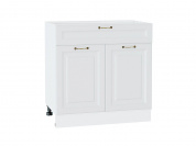 Шкаф нижний с 2-мя дверцами и ящиком Ницца 816*800*478 Белый / Белый