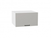 Шкаф верхний горизонтальный глубокий Флэт 358*600*574 Light Grey In 2S / Белый