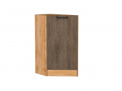 Шкаф нижний торцевой Флэт 816*296*552 Brown Casella Oak 2S / Дуб Вотан