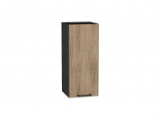 Шкаф верхний с 1-ой дверцей Флэт 716*300*318 Natural Casella Oak 2S / Graphite