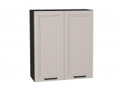 Шкаф верхний с 2-мя дверцами Нео 920*800*320 Clay Silk / Graphite