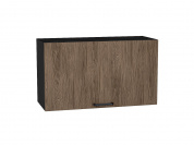 Шкаф верхний горизонтальный Флэт 458*800*318 Brown Casella Oak 2S / Graphite