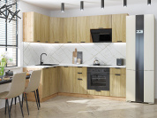 Евро Лайн-05 2140*1400/2400*600 Дуб песочный